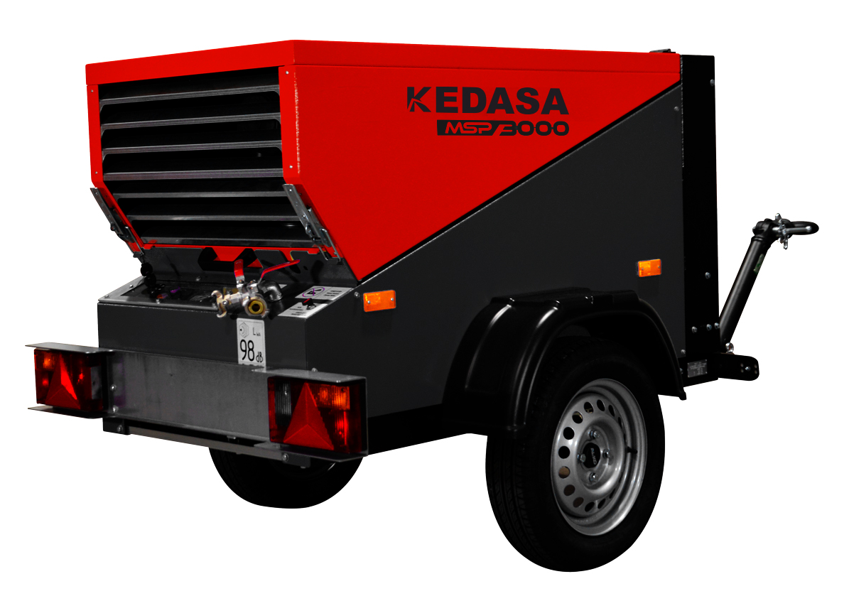 Передвижной дизельный компрессор Kedasa MSP 3000-7